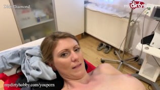 MyDirtyHobby – Doctor fucks busty blonde patient during check-up
