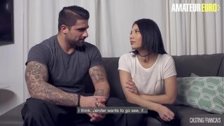 AMATEUR EURO – Hot Asian Brunette Jenifer Sucks And Fucks With Ryan Bones On Her First Porn Attempt