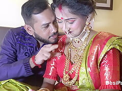 Newly Married Indian Girl Sudipa Hardcore Honeymoon First night sex and creampie – Hindi Audio